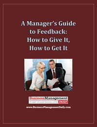 Feedback: How to Give It, How to Get It