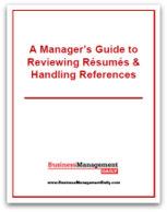 A Manager's Guide to Reviewing Resumes