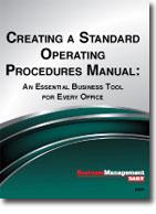 Creating a Standard Operating Procedures Manual
